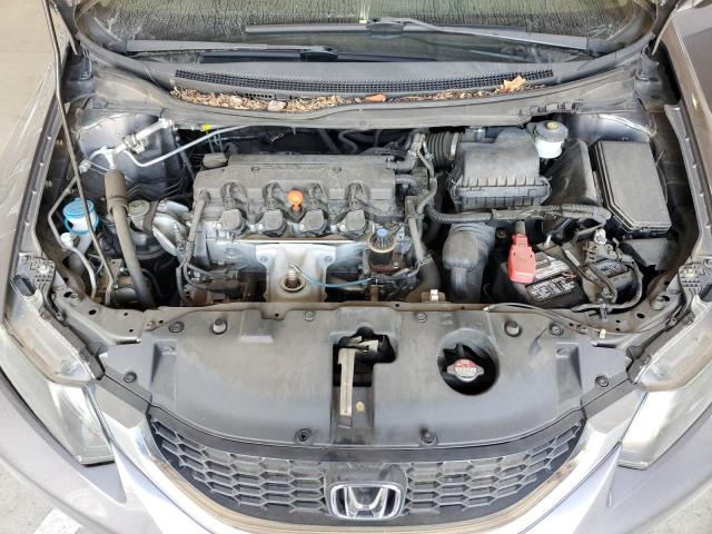 19XFB2F58FE076522 - 2015 HONDA CIVIC LX GRAY photo 11