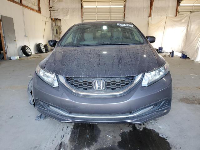 19XFB2F58FE076522 - 2015 HONDA CIVIC LX GRAY photo 5
