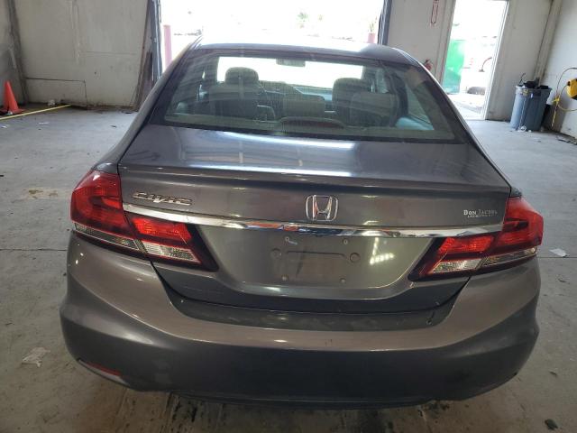 19XFB2F58FE076522 - 2015 HONDA CIVIC LX GRAY photo 6