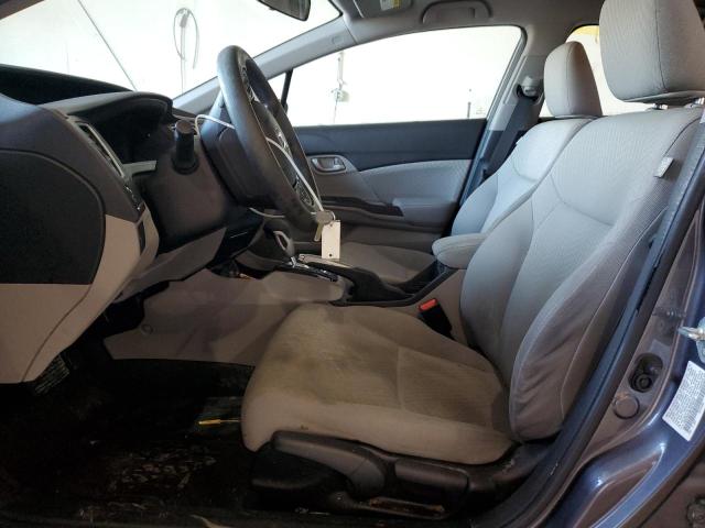 19XFB2F58FE076522 - 2015 HONDA CIVIC LX GRAY photo 7