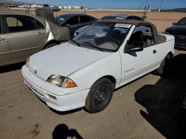 JG1MR3367NK204758 - 1992 GEO METRO LSI SPRINT CL WHITE photo 1