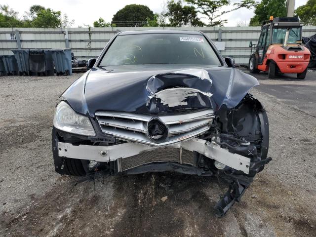 WDDGF8AB2EG228291 - 2014 MERCEDES-BENZ C 300 4MATIC BLUE photo 5