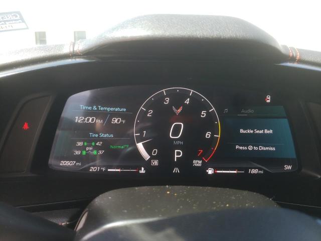 1G1YA2D49P5121690 - 2023 CHEVROLET CORVETTE STINGRAY 1LT BLACK photo 9