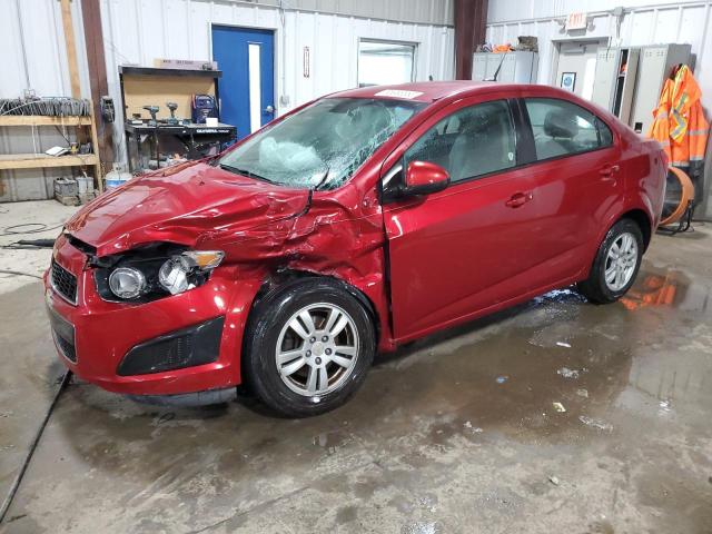 1G1JA5SH1C4179558 - 2012 CHEVROLET SONIC LS BURGUNDY photo 1