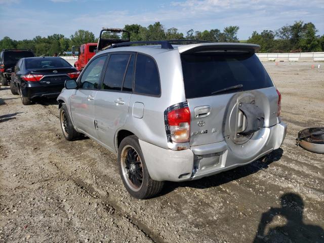 JTEHH20V036086538 - 2003 TOYOTA RAV4 SILVER photo 2