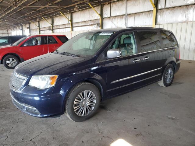 2C4RC1CG9ER307659 - 2014 CHRYSLER TOWN & COU TOURING L BLUE photo 1