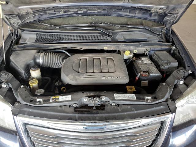 2C4RC1CG9ER307659 - 2014 CHRYSLER TOWN & COU TOURING L BLUE photo 12