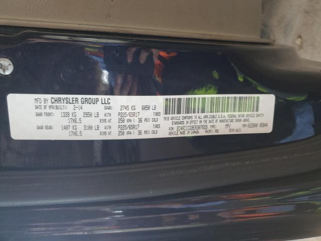 2C4RC1CG9ER307659 - 2014 CHRYSLER TOWN & COU TOURING L BLUE photo 13