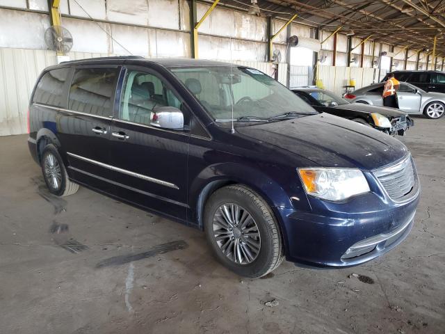 2C4RC1CG9ER307659 - 2014 CHRYSLER TOWN & COU TOURING L BLUE photo 4