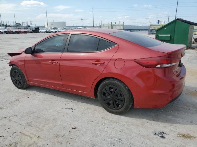 5NPD74LF8JH315573 - 2018 HYUNDAI ELANTRA SE RED photo 2