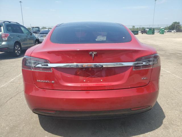 5YJSA1E23GF160858 - 2016 TESLA MODEL S Կարմիր լուսանկար 6