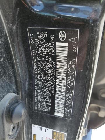 JTDKN3DU4A0227539 - 2010 TOYOTA PRIUS Qara foto 12