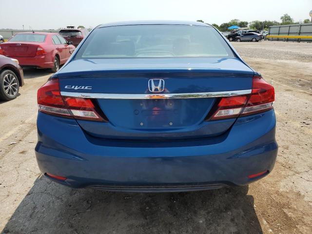 2HGFB2F54EH506499 - 2014 HONDA CIVIC LX BLUE photo 6