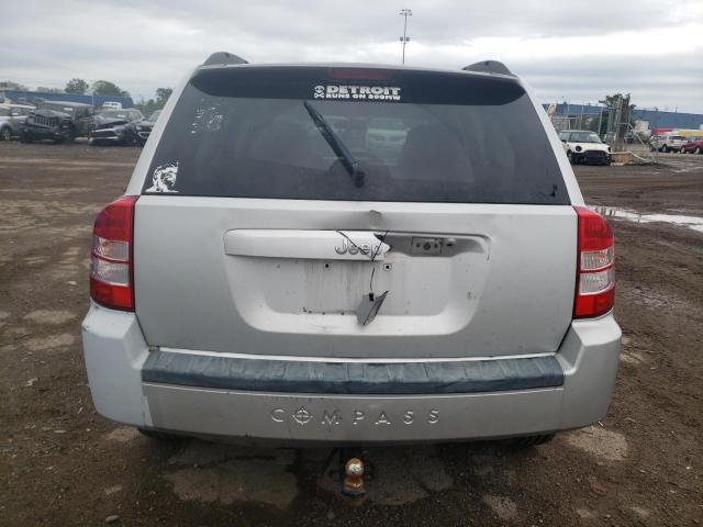 1J8FT47047D427112 - 2007 JEEP COMPASS SILVER photo 6