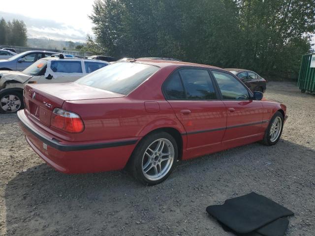 WBAGG83451DN86175 - 2001 BMW 740 I AUTOMATIC RED photo 3