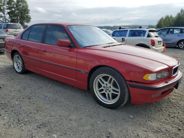WBAGG83451DN86175 - 2001 BMW 740 I AUTOMATIC RED photo 4