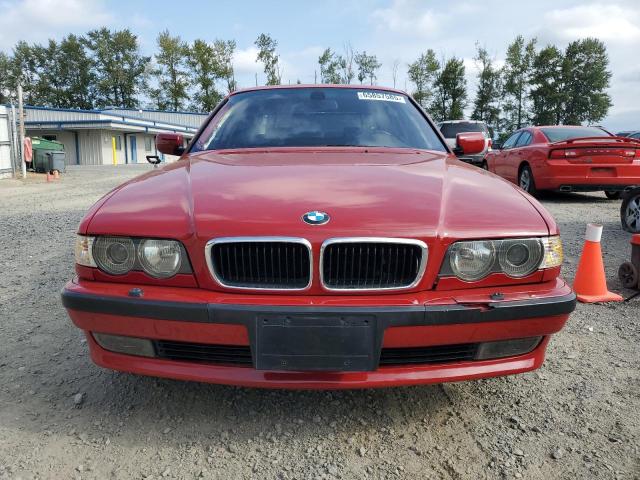 WBAGG83451DN86175 - 2001 BMW 740 I AUTOMATIC RED photo 5