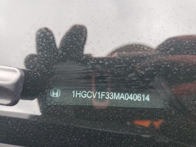 1HGCV1F33MA040614 - 2021 HONDA ACCORD SPORT BLACK photo 12