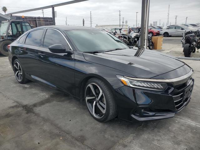 1HGCV1F33MA040614 - 2021 HONDA ACCORD SPORT BLACK photo 4