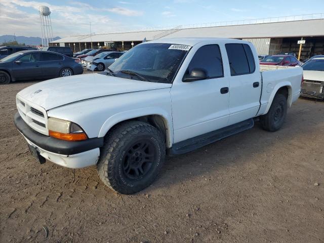 2003 DODGE DAKOTA QUAD SPORT, 