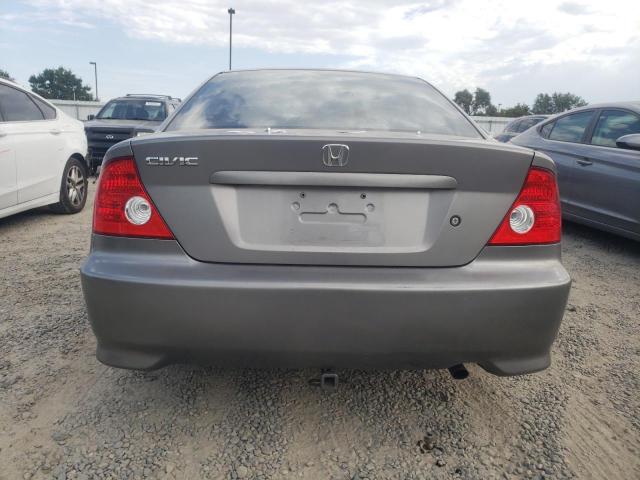 1HGEM22994L045882 - 2004 HONDA CIVIC EX GRAY photo 6