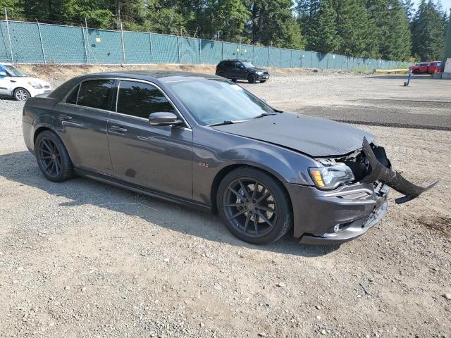 2C3CCAFJ9DH585239 - 2013 CHRYSLER 300 SRT-8 GRAY photo 4