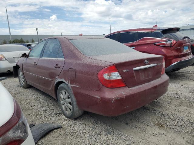 4T1BE32K34U298709 - 2004 TOYOTA CAMRY LE RED photo 2