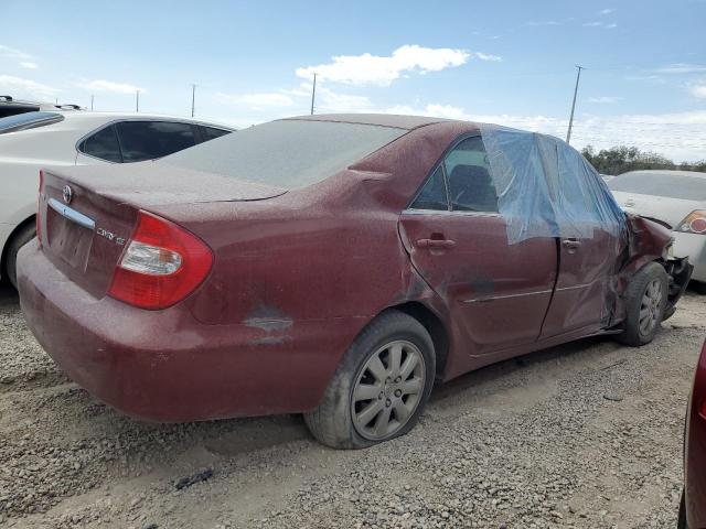 4T1BE32K34U298709 - 2004 TOYOTA CAMRY LE RED photo 3
