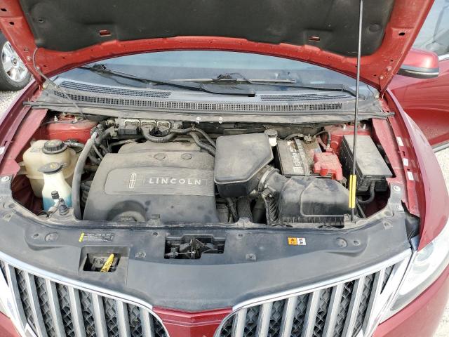 2LMDJ8JK2DBL16517 - 2013 LINCOLN MKX RED photo 12