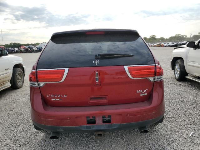 2LMDJ8JK2DBL16517 - 2013 LINCOLN MKX RED photo 6