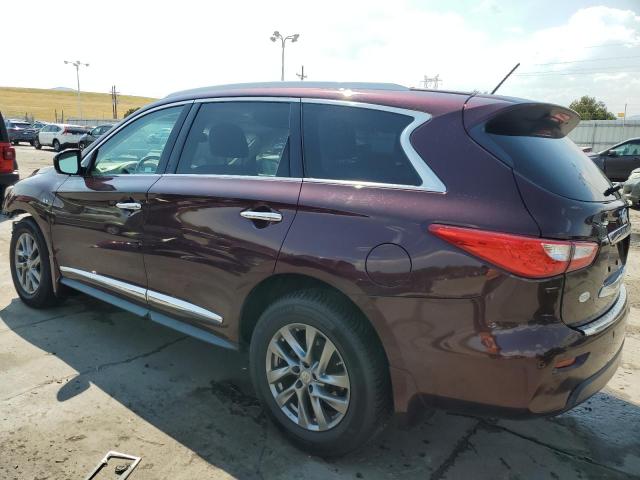 5N1AL0MM5FC525664 - 2015 INFINITI QX60 MAROON photo 2