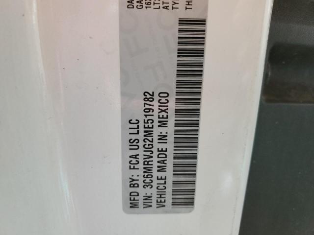 3C6MRVJG2ME519782 - 2021 RAM PROMASTER 3500 HIGH თეთრი ფოტო 13