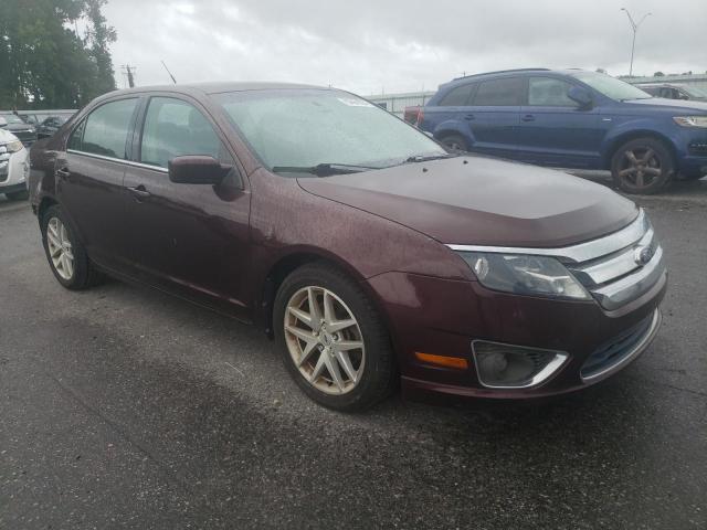 3FAHP0JA3CR219485 - 2012 FORD FUSION SEL BURGUNDY photo 4