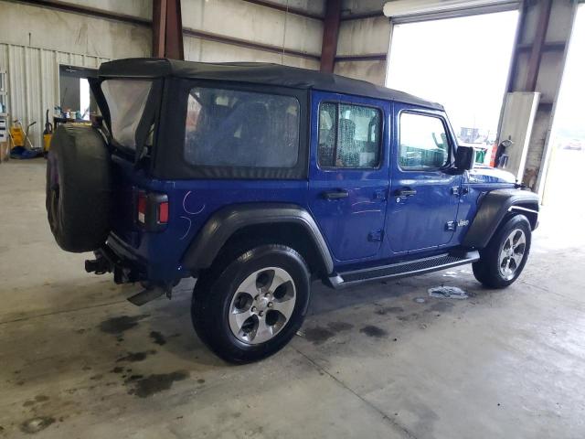 1C4HJXDN0KW548028 - 2019 JEEP WRANGLER U SPORT BLUE photo 3