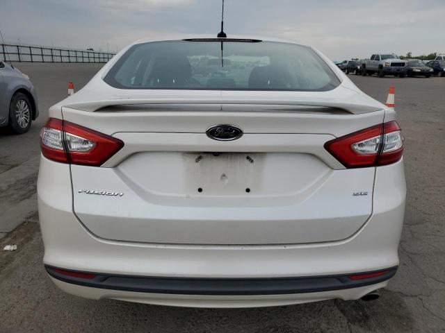 3FA6P0H72ER378048 - 2014 FORD FUSION SE WHITE photo 6