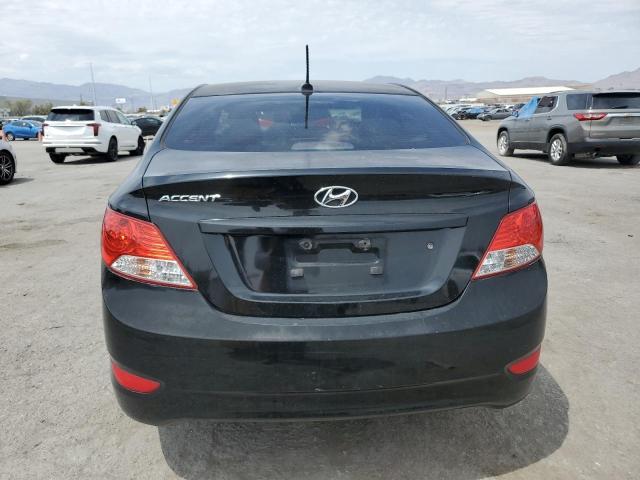 KMHCU4AE3DU332172 - 2013 HYUNDAI ACCENT GLS BLACK photo 6