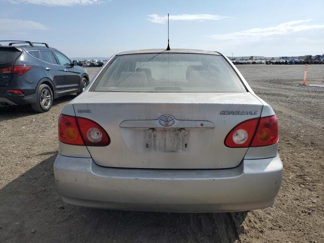 JTDBR32E242024271 - 2004 TOYOTA COROLLA CE SILVER photo 6