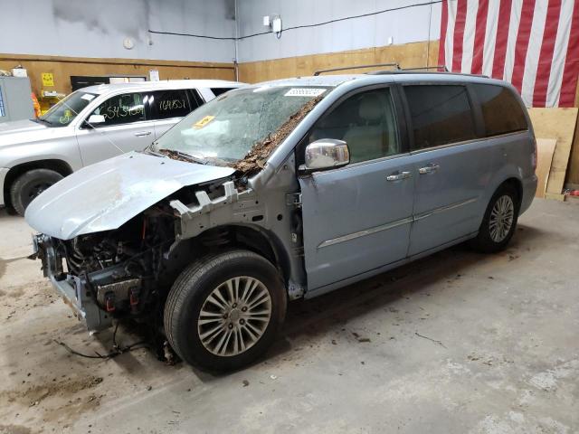 2C4RC1CG8DR542312 - 2013 CHRYSLER TOWN & COU TOURING L BLUE photo 1