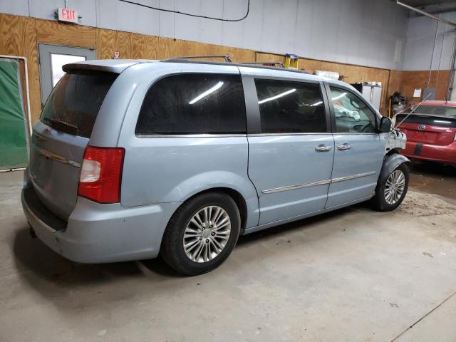 2C4RC1CG8DR542312 - 2013 CHRYSLER TOWN & COU TOURING L BLUE photo 3