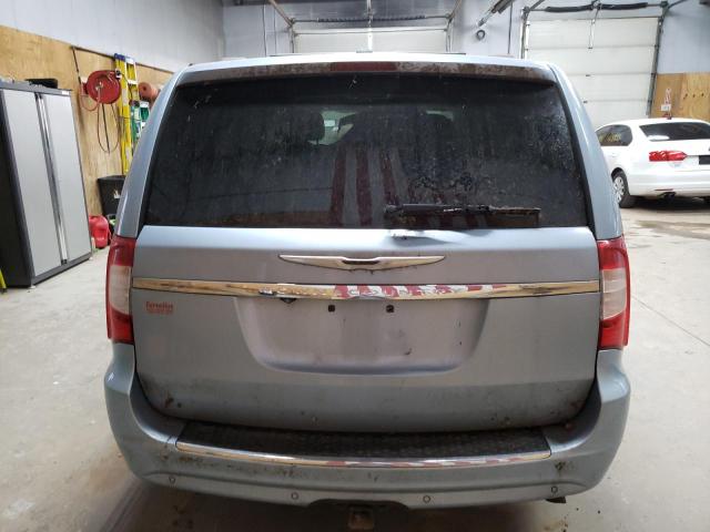 2C4RC1CG8DR542312 - 2013 CHRYSLER TOWN & COU TOURING L BLUE photo 6