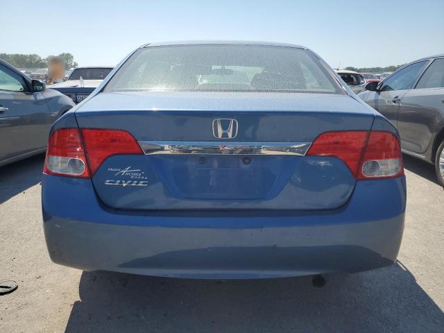 19XFA16939E008407 - 2009 HONDA CIVIC EXL BLUE photo 6