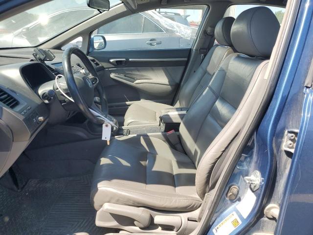 19XFA16939E008407 - 2009 HONDA CIVIC EXL BLUE photo 7