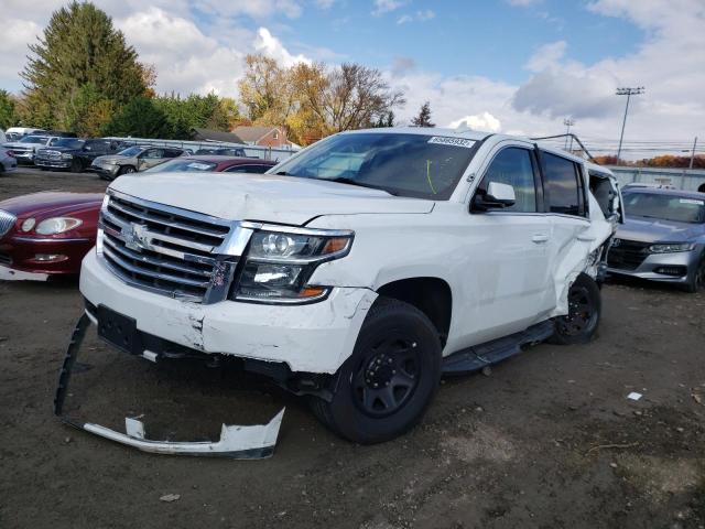 1GNSKDEC5LR223462 - 2020 CHEVROLET TAHOE POLICE WHITE photo 2