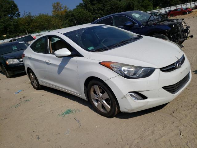 5NPDH4AEXDH340888 - 2013 HYUNDAI ELANTRA GLS WHITE photo 4