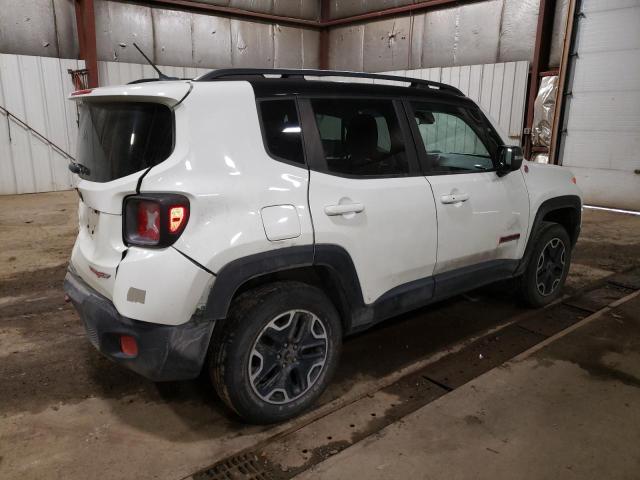 ZACCJBCB9HPE98711 - 2017 JEEP RENEGADE TRAILHAWK WHITE photo 3