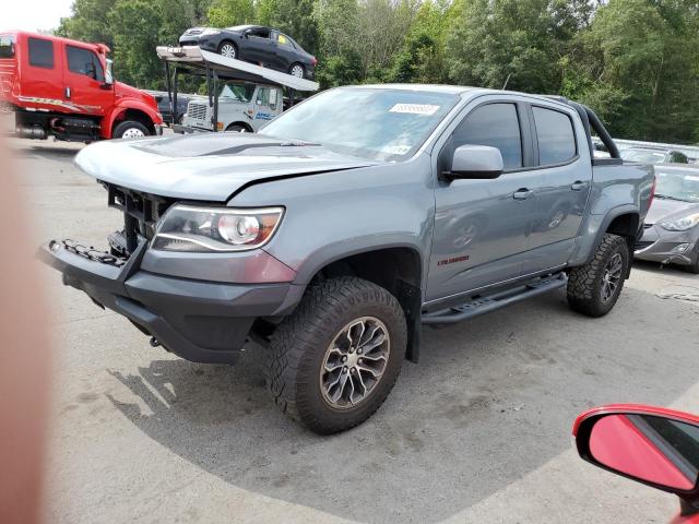 1GCGTEEN8J1213099 - 2018 CHEVROLET COLORADO ZR2 SILVER photo 1