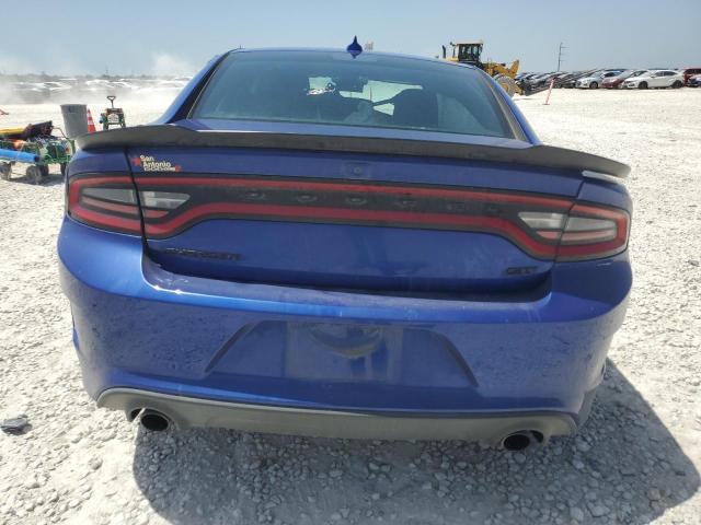 2C3CDXHG2NH133314 - 2022 DODGE CHARGER GT BLUE photo 6