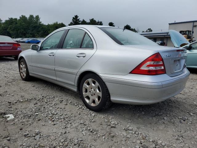 WDBRF81J95F658592 - 2005 MERCEDES-BENZ C 240 4MATIC SILVER photo 2