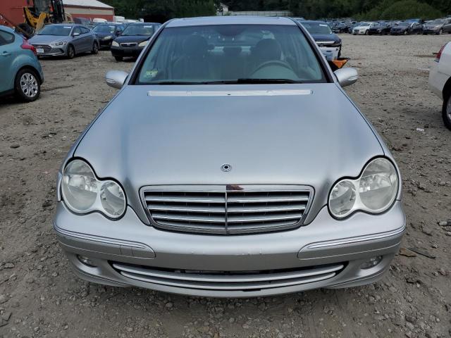 WDBRF81J95F658592 - 2005 MERCEDES-BENZ C 240 4MATIC SILVER photo 5