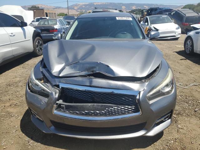 JN1BV7AP5FM358827 - 2015 INFINITI Q50 BASE CHARCOAL photo 5